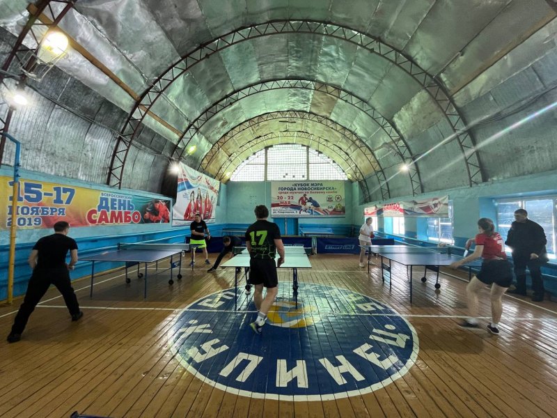 В городе Купино Новосибирской области состоялись соревнования по настольному теннису